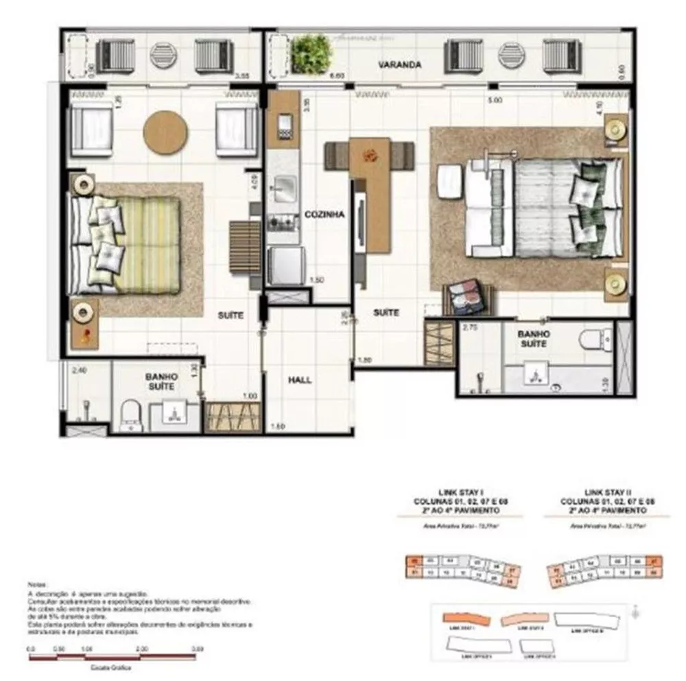 Kitnet-Studio, 69 m² - Foto 12