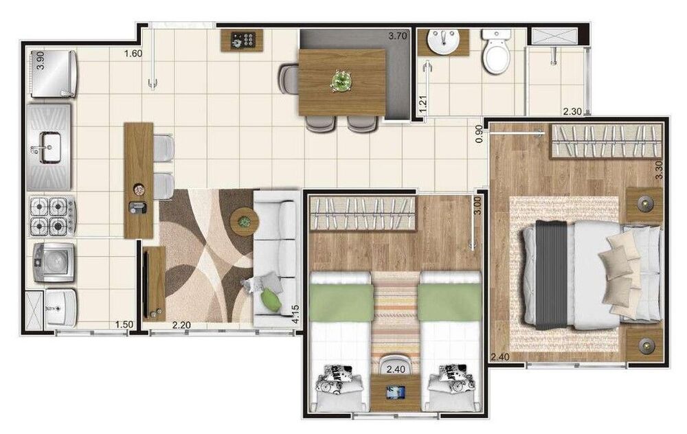 Apartamento, 2 quartos, 41 m² - Foto 13