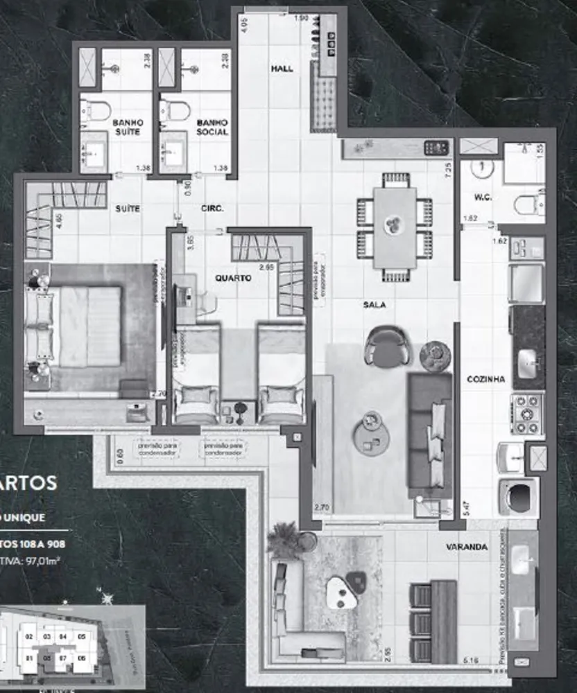 Apartamento, 3 quartos, 131 m² - Foto 31