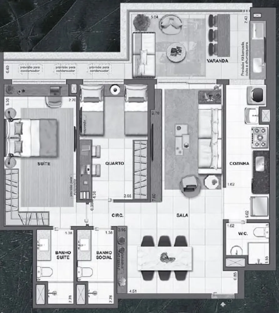 Apartamento, 3 quartos, 131 m² - Foto 43