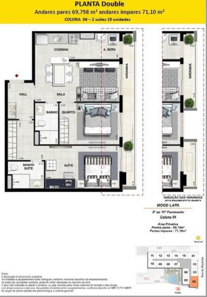 Apartamento, 1 quarto, 43 m² - Foto 5