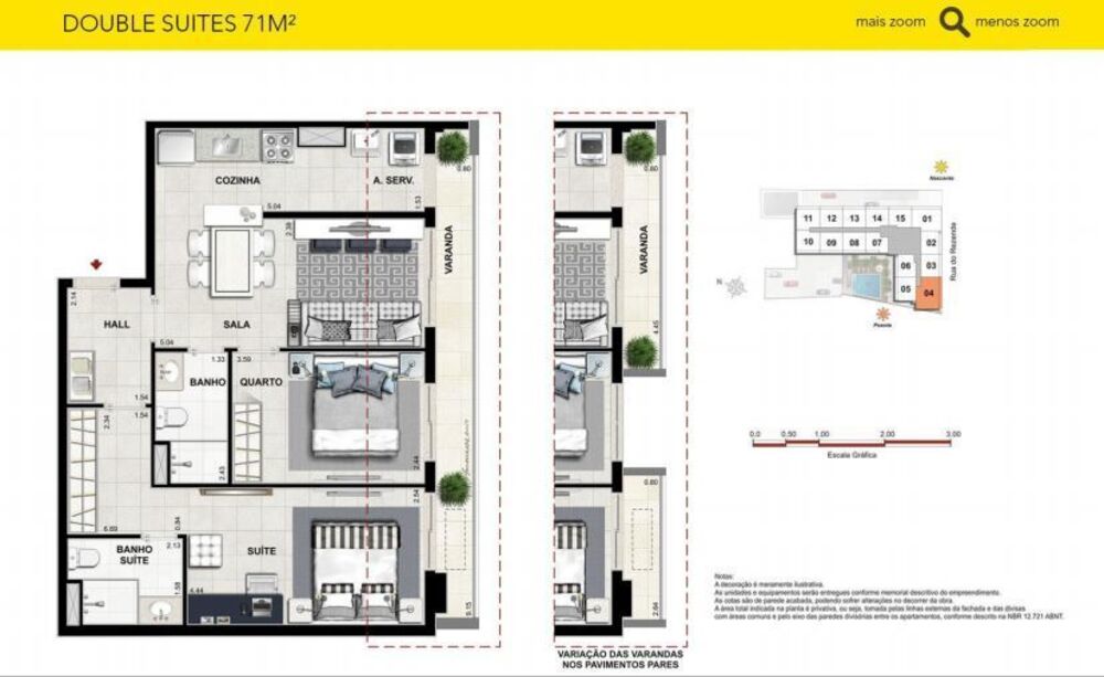 Apartamento, 1 quarto, 43 m² - Foto 14
