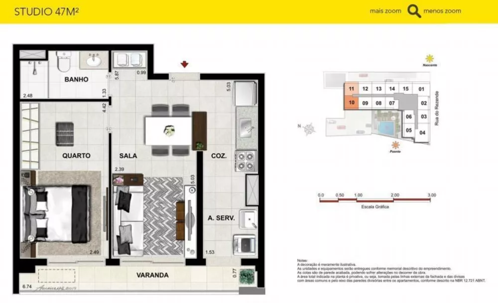 Apartamento, 1 quarto, 43 m² - Foto 11