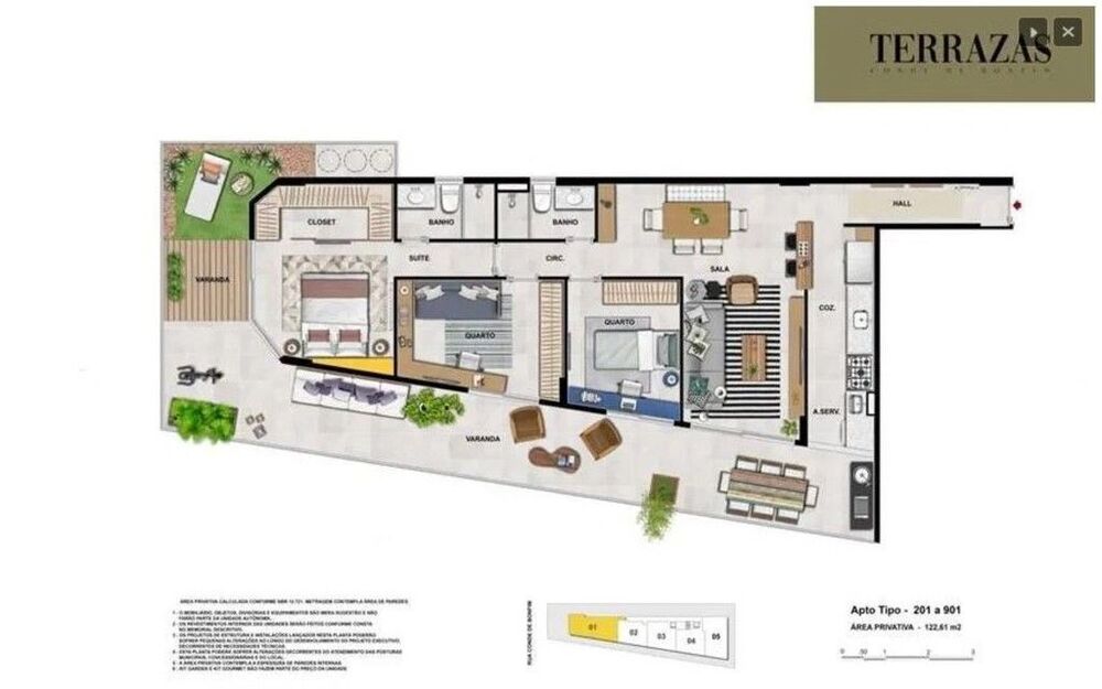 Cobertura, 2 quartos, 75 m² - Foto 17