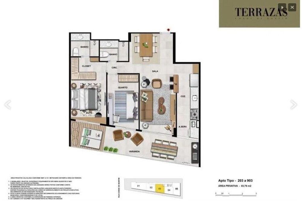 Cobertura, 2 quartos, 75 m² - Foto 10