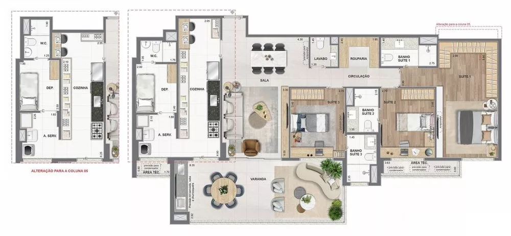 Apartamento, 3 quartos, 153 m² - Foto 57