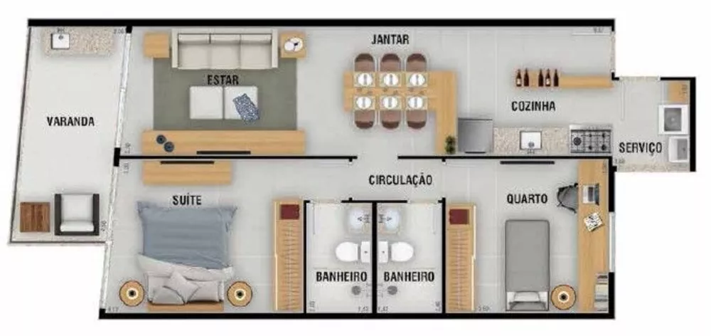 Apartamento, 2 quartos, 88 m² - Foto 11