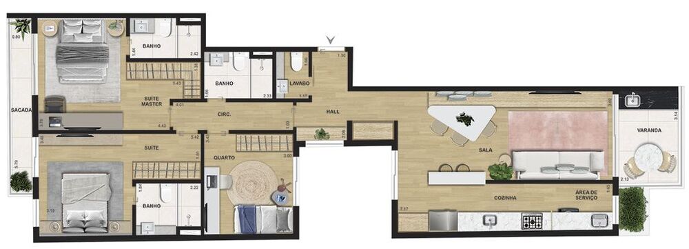 Apartamento à venda com 2 quartos, 116m² - Foto 25