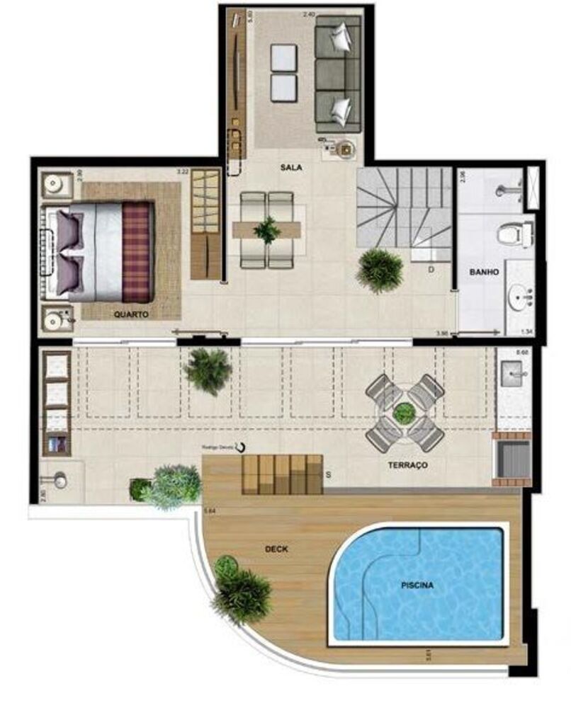 Cobertura, 3 quartos, 165 m² - Foto 4