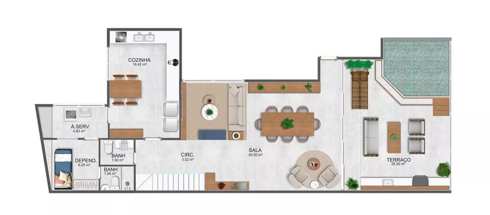 Cobertura, 4 quartos, 270 m² - Foto 7