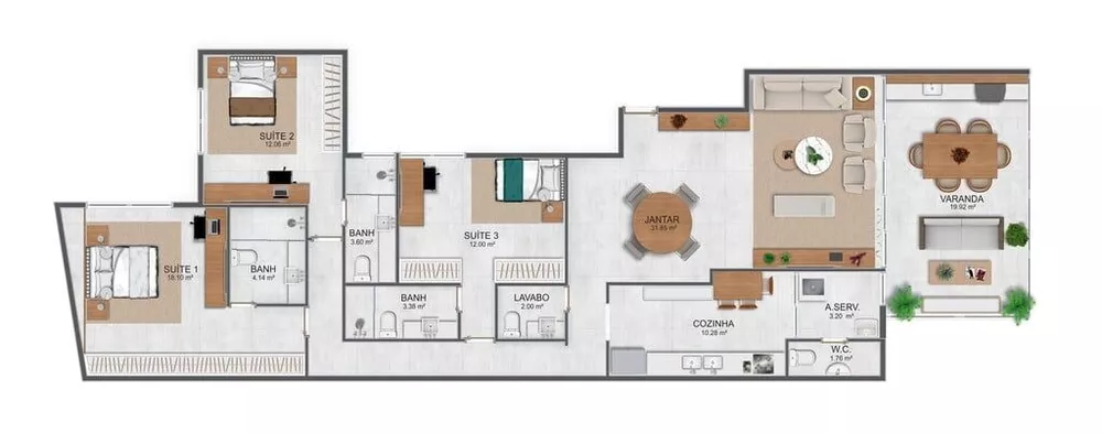 Cobertura, 4 quartos, 270 m² - Foto 9