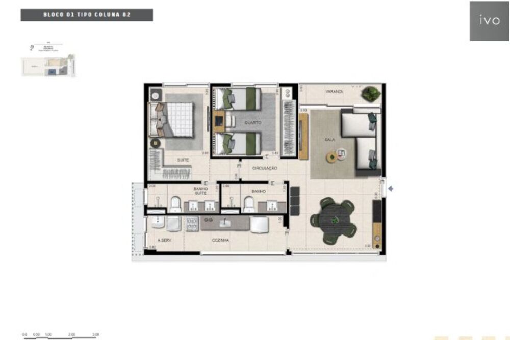 Apartamento à venda com 3 quartos, 112m² - Foto 12