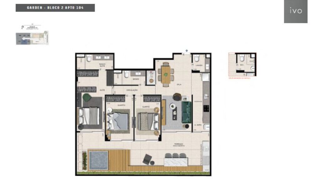 Apartamento à venda com 3 quartos, 112m² - Foto 15