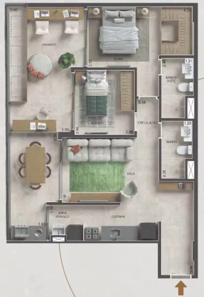 Apartamento, 3 quartos, 122 m² - Foto 31