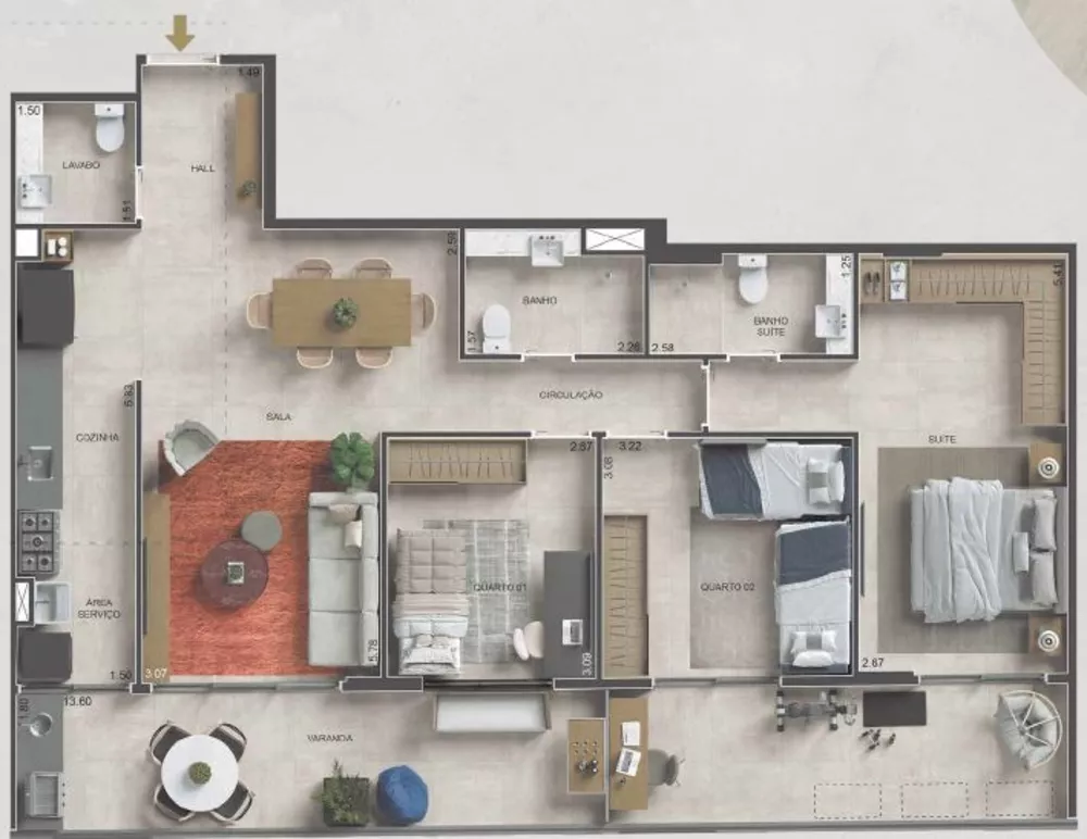 Apartamento, 3 quartos, 122 m² - Foto 29