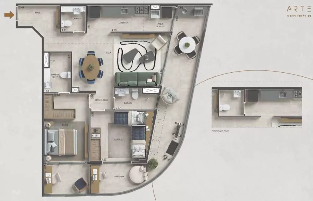 Apartamento, 3 quartos, 122 m² - Foto 30