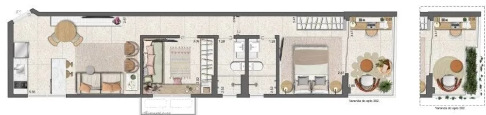 Apartamento, 2 quartos, 54 m² - Foto 18