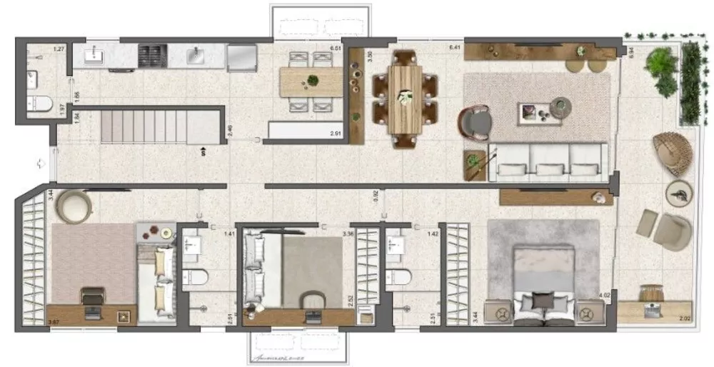 Apartamento, 2 quartos, 54 m² - Foto 25