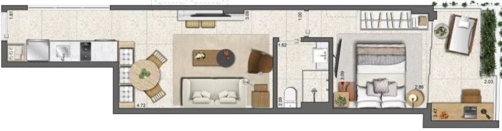 Apartamento, 2 quartos, 54 m² - Foto 19