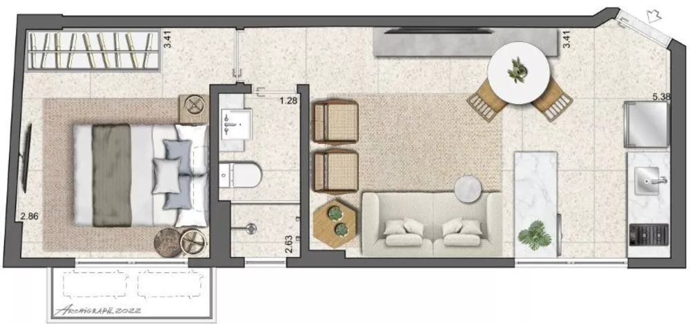 Apartamento, 2 quartos, 54 m² - Foto 28