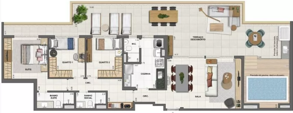 Cobertura, 3 quartos, 212 m² - Foto 11