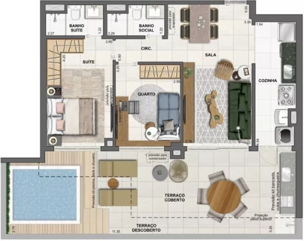 Cobertura, 3 quartos, 212 m² - Foto 54