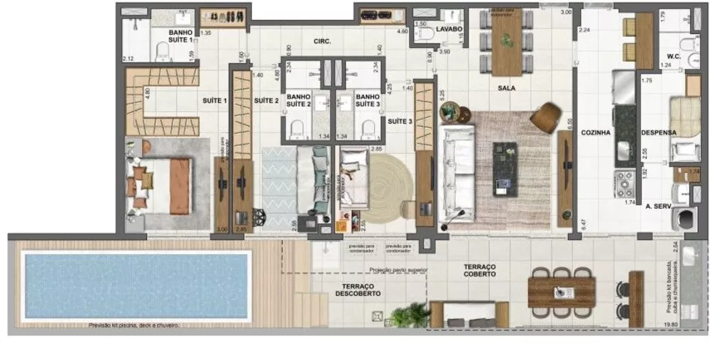 Cobertura, 3 quartos, 212 m² - Foto 40