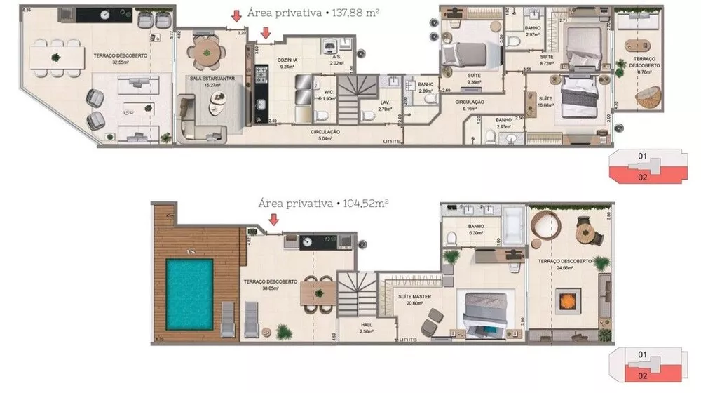 Apartamento, 3 quartos, 137 m² - Foto 7