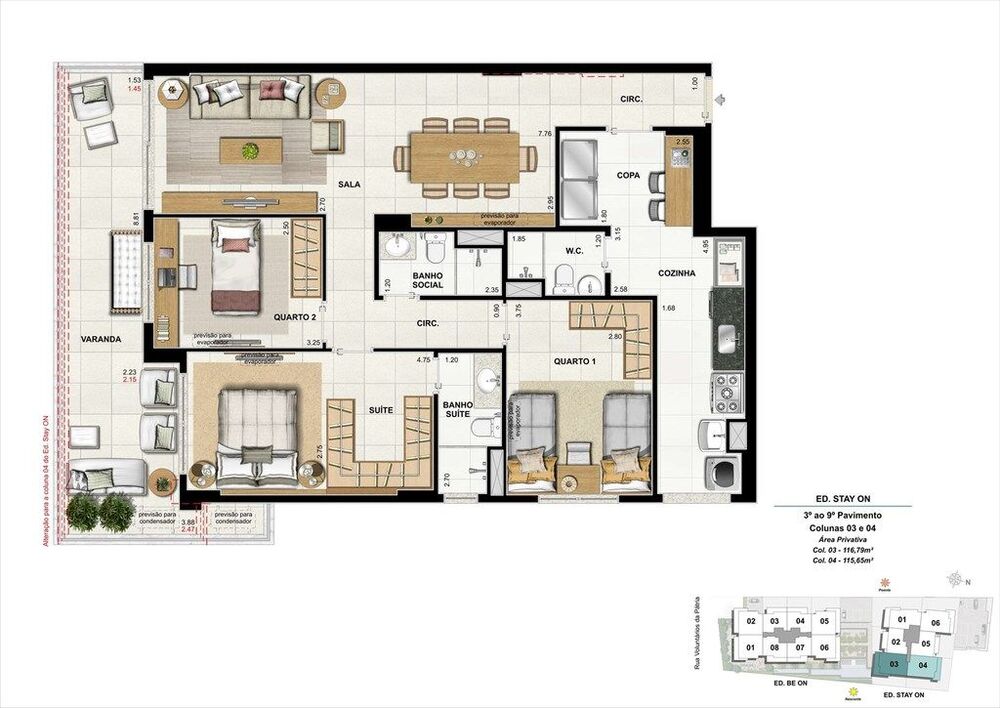 Apartamento, 3 quartos, 112 m² - Foto 50