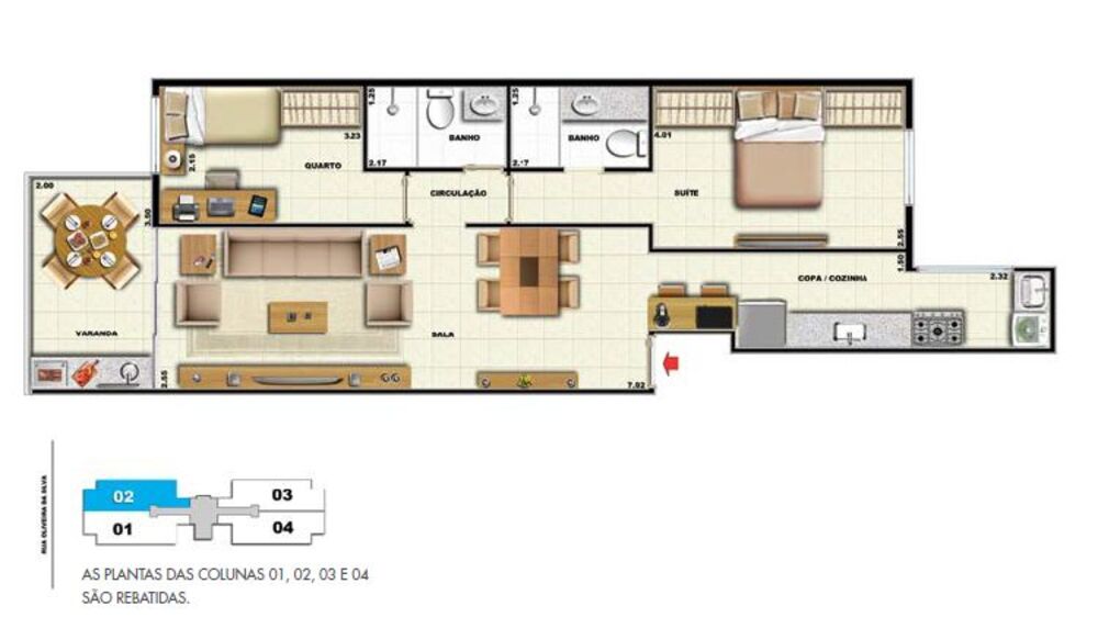 Apartamento, 2 quartos, 77 m² - Foto 4