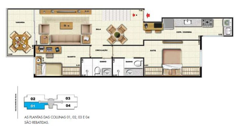 Apartamento, 2 quartos, 77 m² - Foto 11