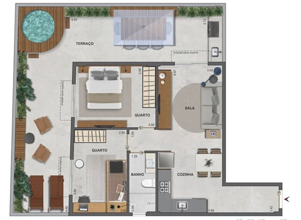 Cobertura à venda com 3 quartos, 100m² - Foto 33