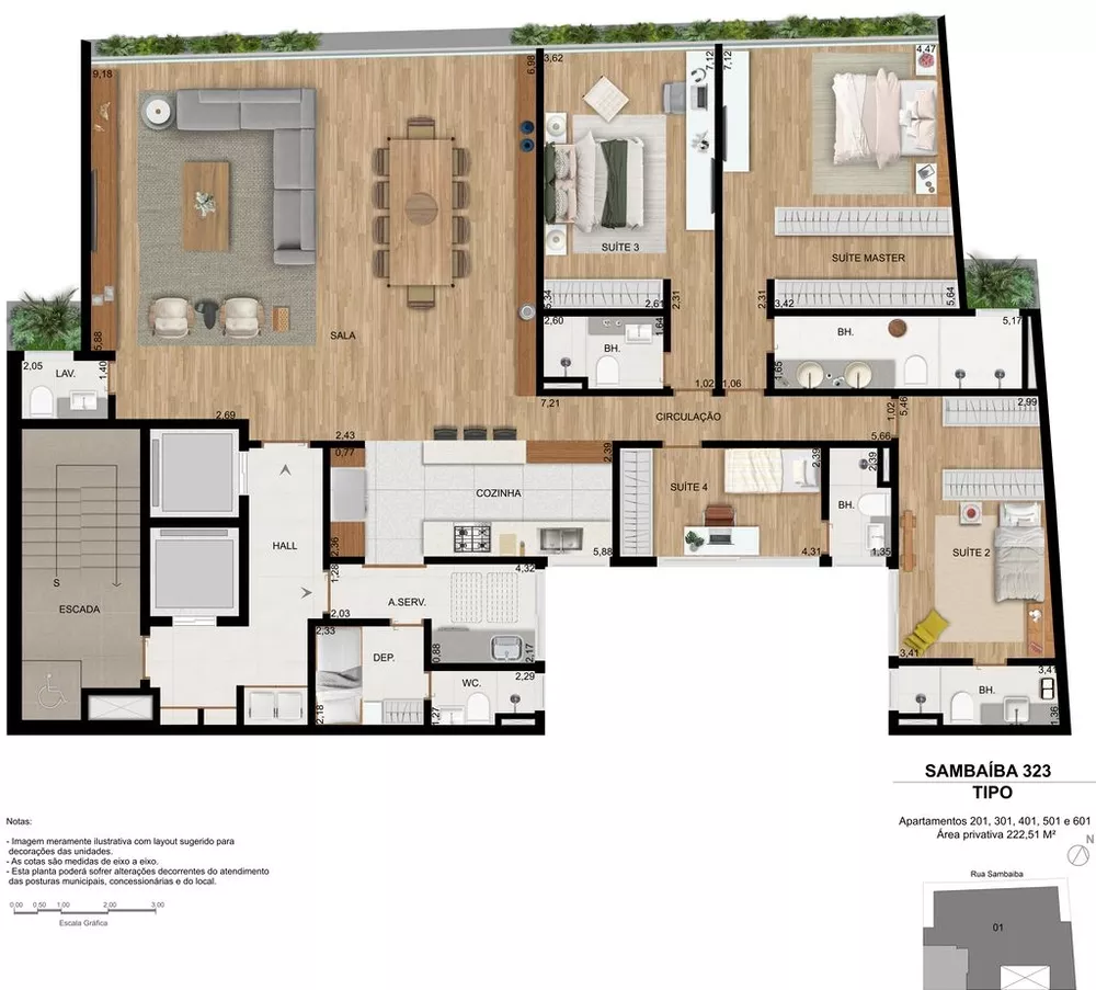 Apartamento, 3 quartos, 129 m² - Foto 6