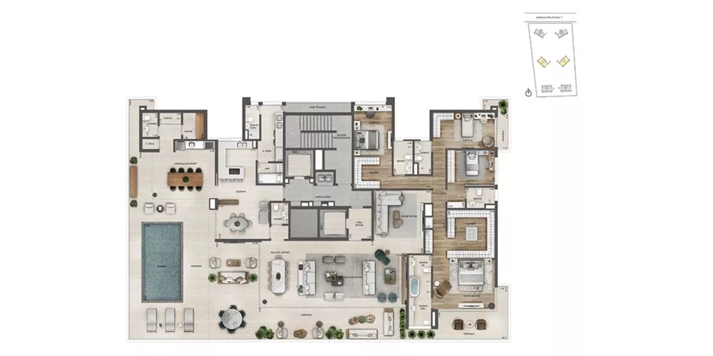 Apartamento, 4 quartos, 231 m² - Foto 23