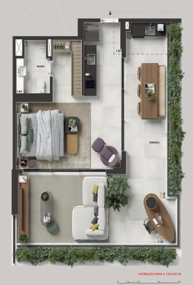 Apartamento, 1 quarto, 63 m² - Foto 48