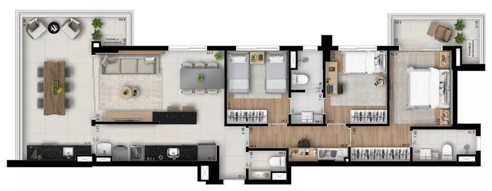 Cobertura, 2 quartos, 269 m² - Foto 11
