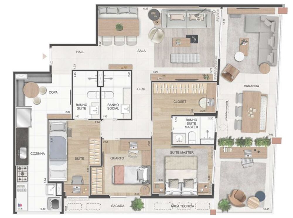 Apartamento, 4 quartos, 109 m² - Foto 27
