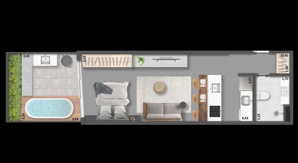 Apartamento, 1 quarto, 51 m² - Foto 25