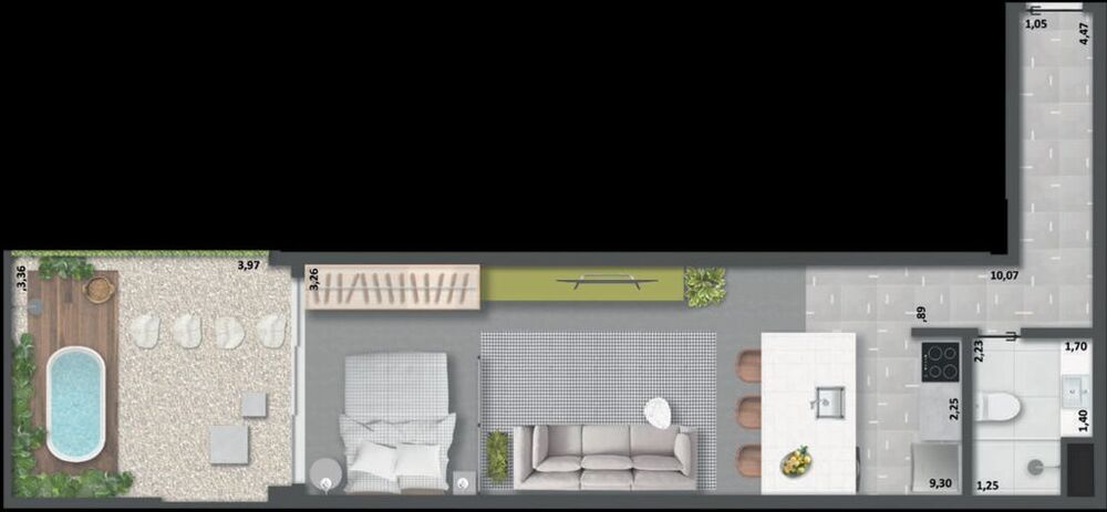 Apartamento, 1 quarto, 51 m² - Foto 19