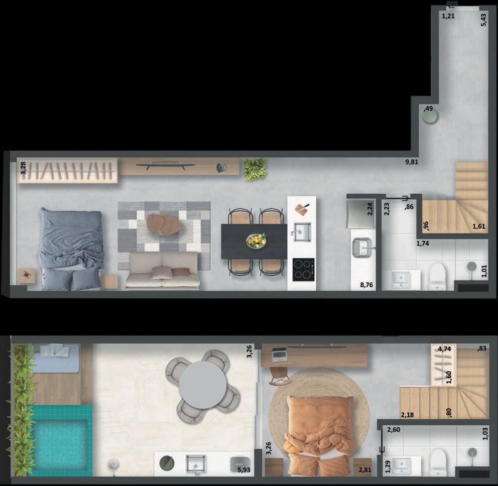 Apartamento, 1 quarto, 51 m² - Foto 1