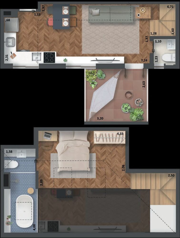 Apartamento, 1 quarto, 51 m² - Foto 13
