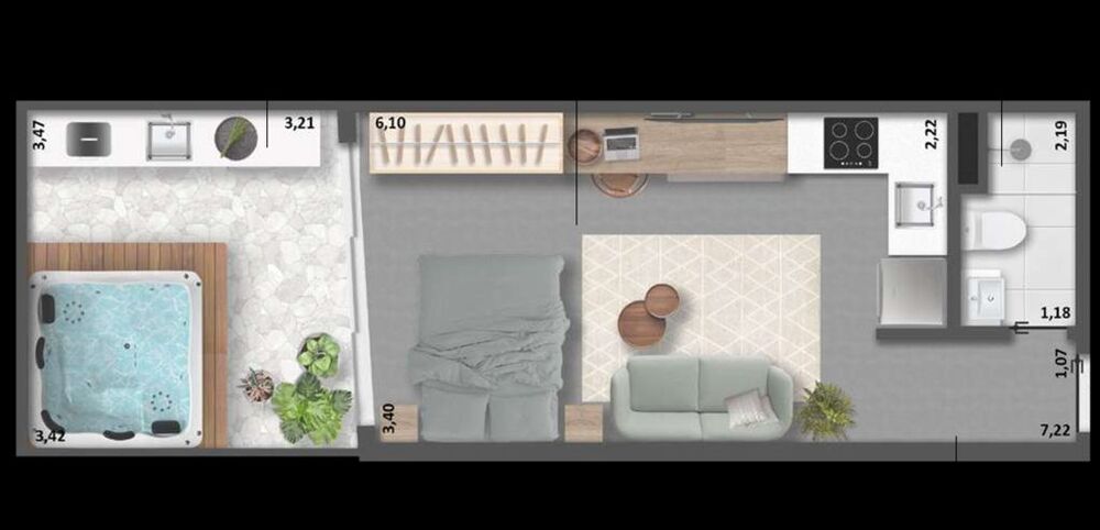 Apartamento, 1 quarto, 51 m² - Foto 26