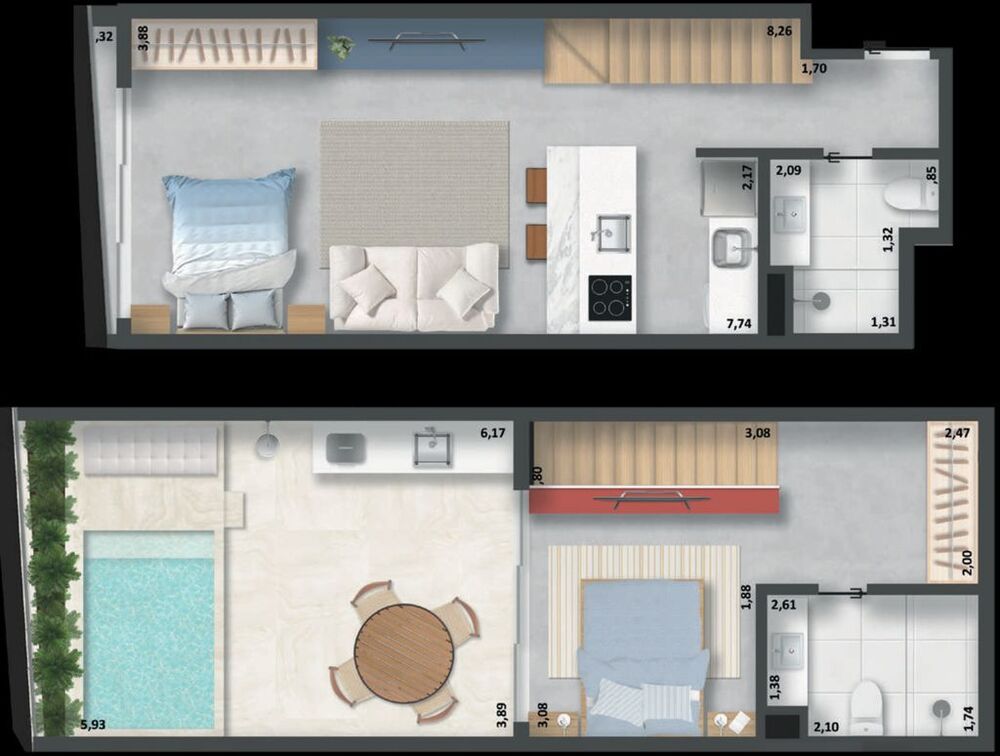 Apartamento, 1 quarto, 51 m² - Foto 24