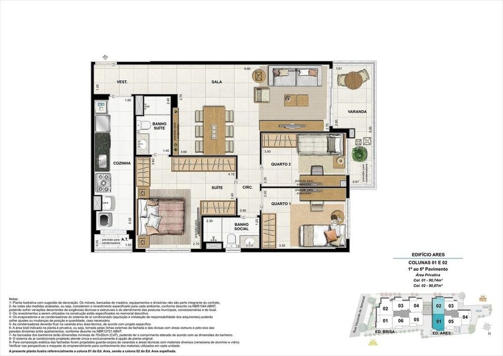 Apartamento, 3 quartos, 90 m² - Foto 26