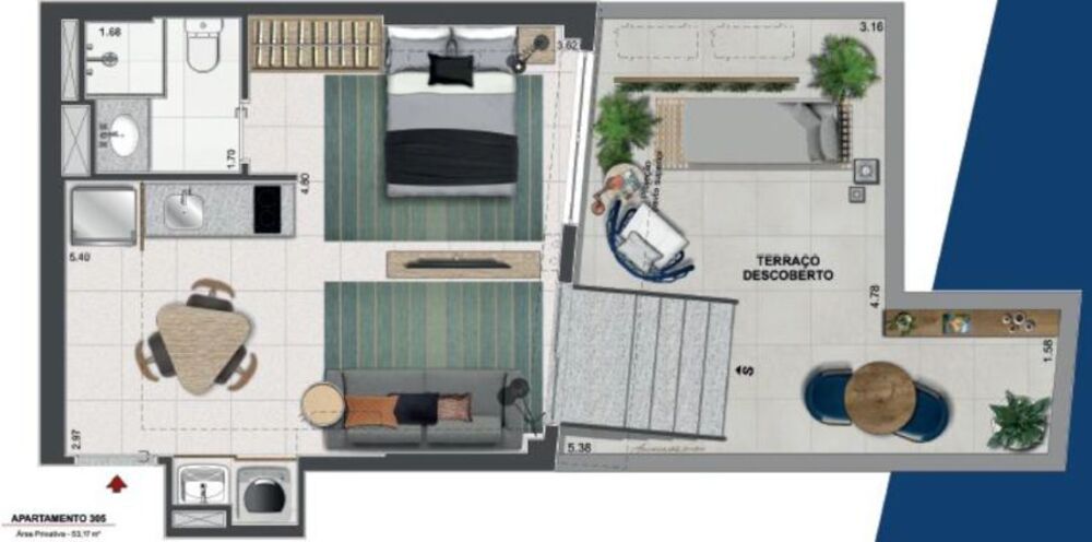 Kitnet-Studio, 33 m² - Foto 4