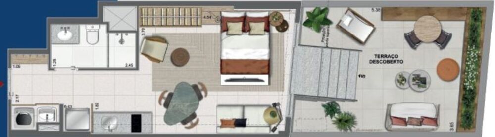 Kitnet-Studio, 33 m² - Foto 25