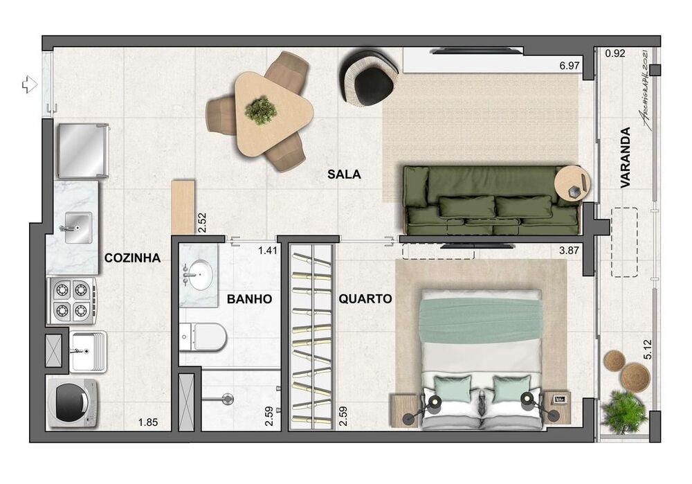 Apartamento, 2 quartos, 137 m² - Foto 13