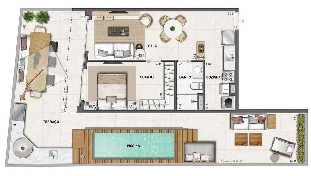 Apartamento, 2 quartos, 137 m² - Foto 24