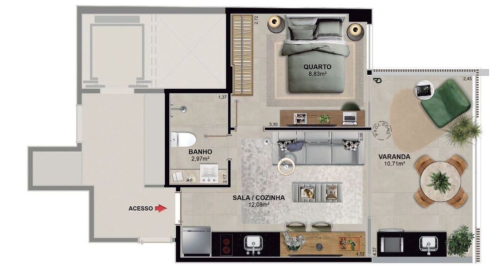 Cobertura, 4 quartos, 377 m² - Foto 1