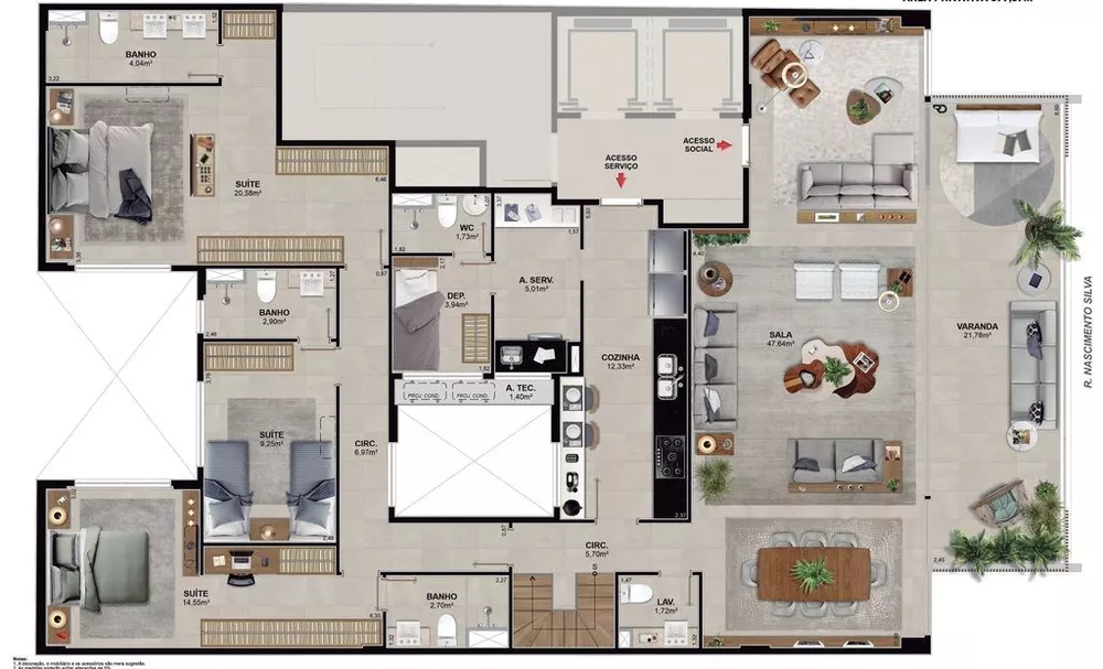 Cobertura, 4 quartos, 377 m² - Foto 21